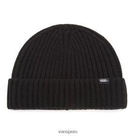 Vans Perú NBDZ461008 negro | Vans gorro con puño poco profundo