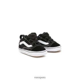 Vans Perú NBDZ461070 negro | Vans zapatos de cuna infantil old skool (0-1 año)