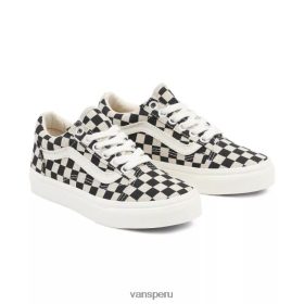 Vans Perú NBDZ461090 blanco y negro | Vans zapatillas old skool niños (4-8 años)