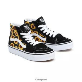 Vans Perú NBDZ461132 negro | Vans zapatos juveniles sk8-hi (8-14 años)