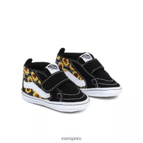 Vans Perú NBDZ461138 negro | Vans zapatos de cuna infantil sk8-hi (0-1 año)