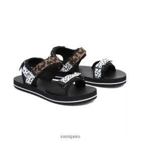 Vans Perú NBDZ461182 blanco y negro | Vans zapatos trilock de niños (4-8 años)