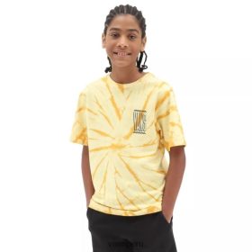 Vans Perú NBDZ461268 amarillo-naranja | Vans camiseta tie-dye de niño (8-14 años)