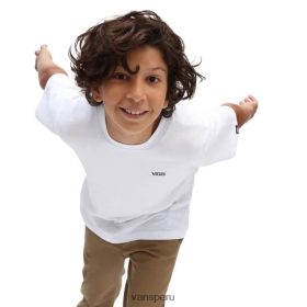 Vans Perú NBDZ461270 blanco | Vans camiseta con pecho izquierdo para niño (8-14 años)