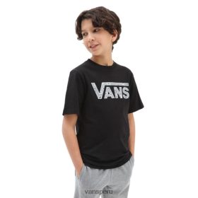 Vans Perú NBDZ461272 negro | Vans camiseta clásica para niño (8-14 años)