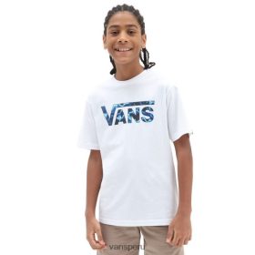 Vans Perú NBDZ461284 blanco | Vans Camiseta clásica con relleno de logo para niño (8-14 años)