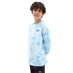 Vans Perú NBDZ461294 azul | Vans Camiseta de manga larga con efecto tie-dye para niño (8-14 años)