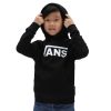 Vans Perú NBDZ461340 blanco y negro | Vans Sudadera con capucha clásica para niños pequeños (2-8 años)