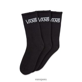 Vans Perú NBDZ461380 negro | Vans calcetines clásicos para niños (3 pares 8-14 años)