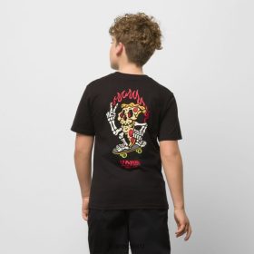 Vans Perú NBDZ461428 negro | Vans camiseta de pizzería para niños