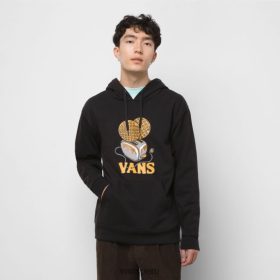 Vans Perú NBDZ461440 negro | Vans sudadera con capucha de waffle tostadora