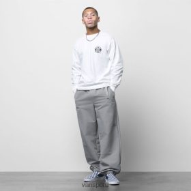 Vans Perú NBDZ461470 gris escarcha | Vans pantalones holgados deck x kennedi