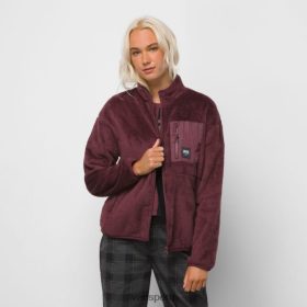 Vans Perú NBDZ461534 uva catawba | Vans sherpa con cuello alto y cremallera completa waverly