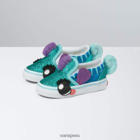Vans Perú NBDZ461564 cielo acuático | Vans niño sin cordones v seahorse