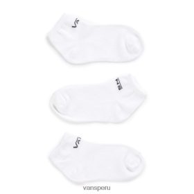 Vans Perú NBDZ461750 blanco | Vans Calcetines Classic Kick para niños pequeños, paquete de 3, 12-24 meses