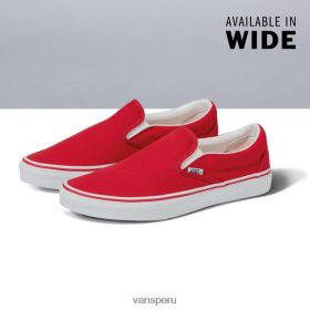 Vans Perú NBDZ461964 único | Vans customs racing rojo slip-on ancho