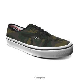 Vans Perú NBDZ461980 único | Vans patín de camuflaje personalizado auténtico