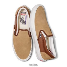 Vans Perú NBDZ461988 único | Vans patín sin cordones de gamuza de tallo de maíz personalizado