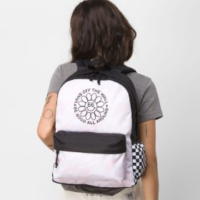 Vans Perú NBDZ462142 lavado de café con leche rosa cuna | Vans mochila street sport kingdom con efecto tie-dye