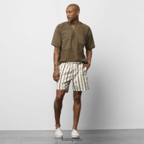 Vans Perú NBDZ462362 avena blanca antigua | Vans gama relajada elástica 18'' corta