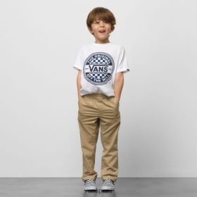 Vans Perú NBDZ462452 caqui | Vans Pantalón de cintura elástica para niños pequeños.