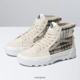 Vans Perú NBDZ462498 tórtola a cuadros | Vans centinela sk8-hi wc