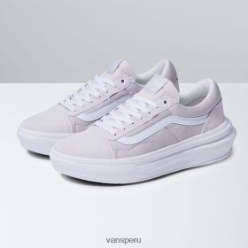 Vans Perú NBDZ462544 blanco grisáceo claro | Vans vieja escuela abierta cc