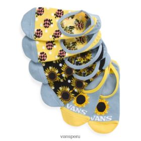 Vans Perú NBDZ462708 negro-azul ashley | Vans calcetines canoodle de mezcla de girasoles para niños, paquete de 3 1-6
