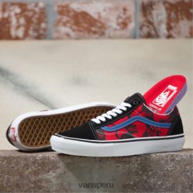 Vans Perú NBDZ462888 rojo | Vans x krooked con arte de natas para ray barbee old skool