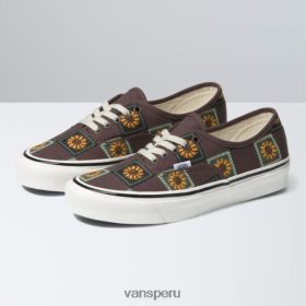 Vans Perú NBDZ462986 chocolate con cheque de abuela | Vans abuela cheque auténtico 44 dx