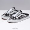Vans Perú NBDZ463006 negro-blanco verdadero | Vans mula estilo 36 con exceso de pulverización