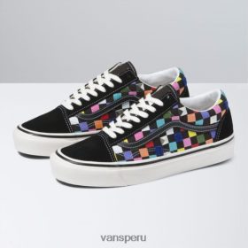Vans Perú NBDZ463078 mezclar tablero de ajedrez-multi | Vans fábrica de anaheim old skool 36 dx