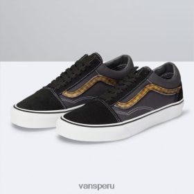 Vans Perú NBDZ463094 asfalto negro | Vans banda lateral lenticular old skool
