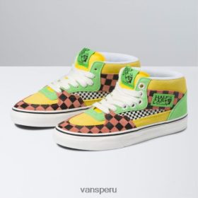 Vans Perú NBDZ463096 tablero de ajedrez múltiple | Vans x tierra whack half cab