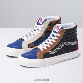 Vans Perú NBDZ463122 mezcla de animales-negro | Vans fábrica de anaheim sk8-hi 38 dx