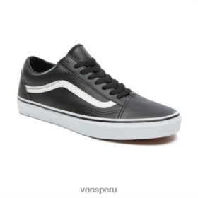 Vans Perú NBDZ463174 negro-blanco verdadero | Vans caída clásica de la vieja escuela