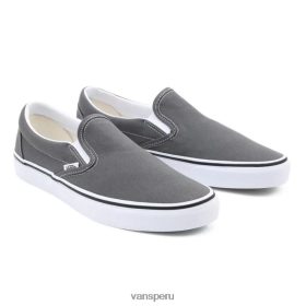 Vans Perú NBDZ46324 gris | Vans zapatos clásicos sin cordones de lona