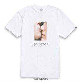 Vans Perú NBDZ463280 blanco | Vans camiseta de la galería orgullo otw