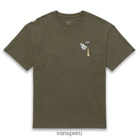 Vans Perú NBDZ463284 hoja de uva | Vans camiseta hansol de la colección de arte otw