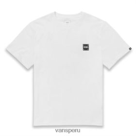 Vans Perú NBDZ463304 blanco | Vans camiseta con logo de inicio de sesión