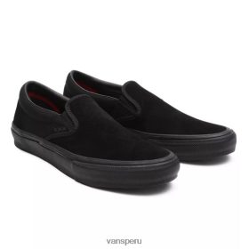 Vans Perú NBDZ46334 negro | Vans zapatos de skate sin cordones