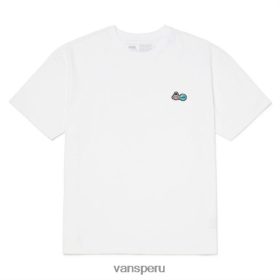 Vans Perú NBDZ463368 blanco | Vans camiseta manga corta off the wall