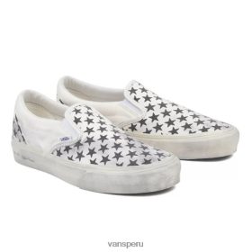 Vans Perú NBDZ46338 blanco | Vans zapatos sin cordones clásicos vault by x bianca chandôn