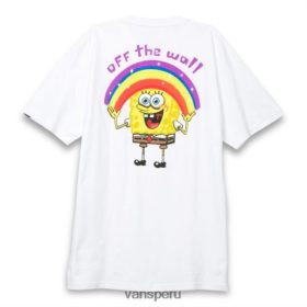 Vans Perú NBDZ463396 imaginación blanca | Vans x camiseta de imaginación de bob esponja