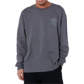 Vans Perú NBDZ463416 castillo de roca | Vans off the wall corte asiático de manga larga para matemáticas y ciencias