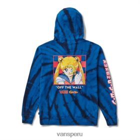 Vans Perú NBDZ463464 azul verdadero | Vans Bonito jersey de teñido anudado de lana Sailor Moon de Guardian