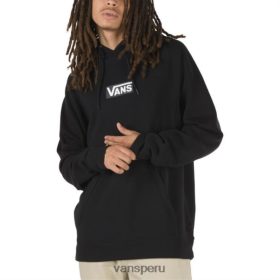 Vans Perú NBDZ463486 negro | Vans sudadera con capucha versa estándar