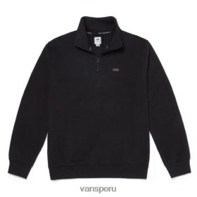 Vans Perú NBDZ463488 negro | Vans Cómoda cremallera cuadrada de un cuarto