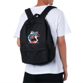 Vans Perú NBDZ463632 negro | Vans mochila fivemonker de la colección de arte otw