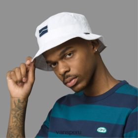 Vans Perú NBDZ463674 vestido blanco azul | Vans trasfondo en el cubo